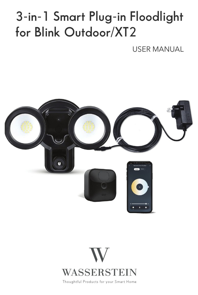Wasserstein 3-in-1 Smart Plug-in Floodlight for Blink... User manual
