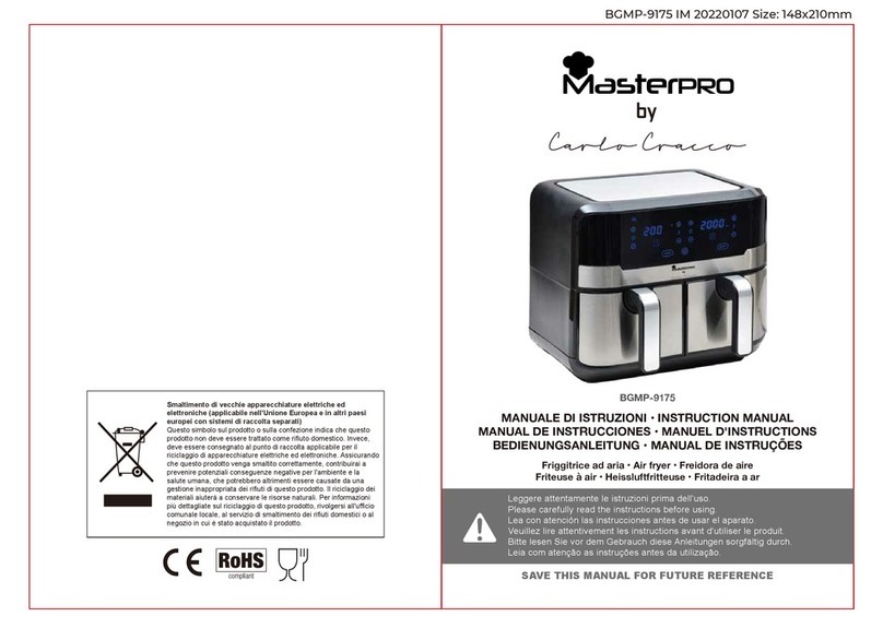 Carlo Cracco MasterPRO BGMP-9175 instruction manual