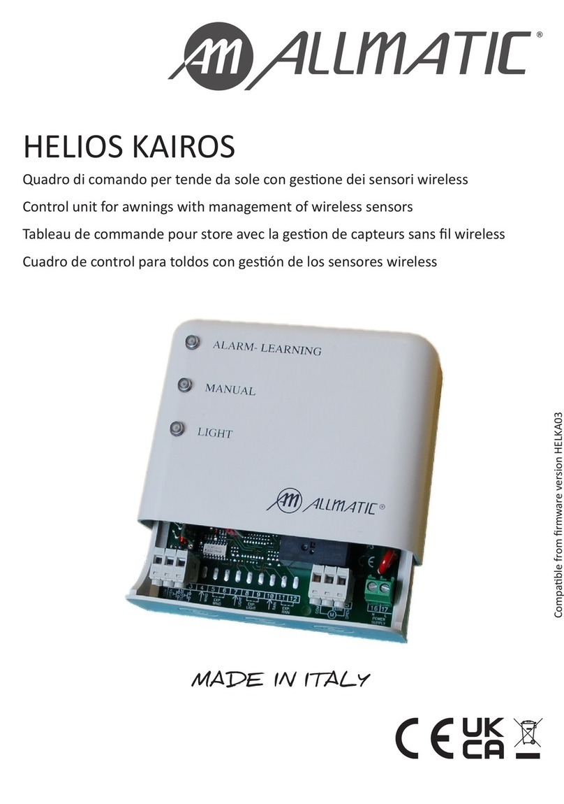 Allmatic HELIOS KAIROS manual