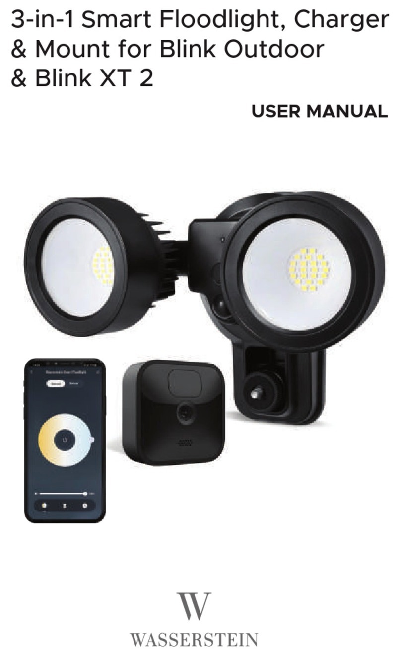 Wasserstein 3-in-1 Smart Floodlight, Charger & Mount for Blink Outdoor & Blink XT... User manual Wasserstein 3-in-1 Smart Floodlight, Charger & Mount for Blink Outdoor & Blink XT... User manual