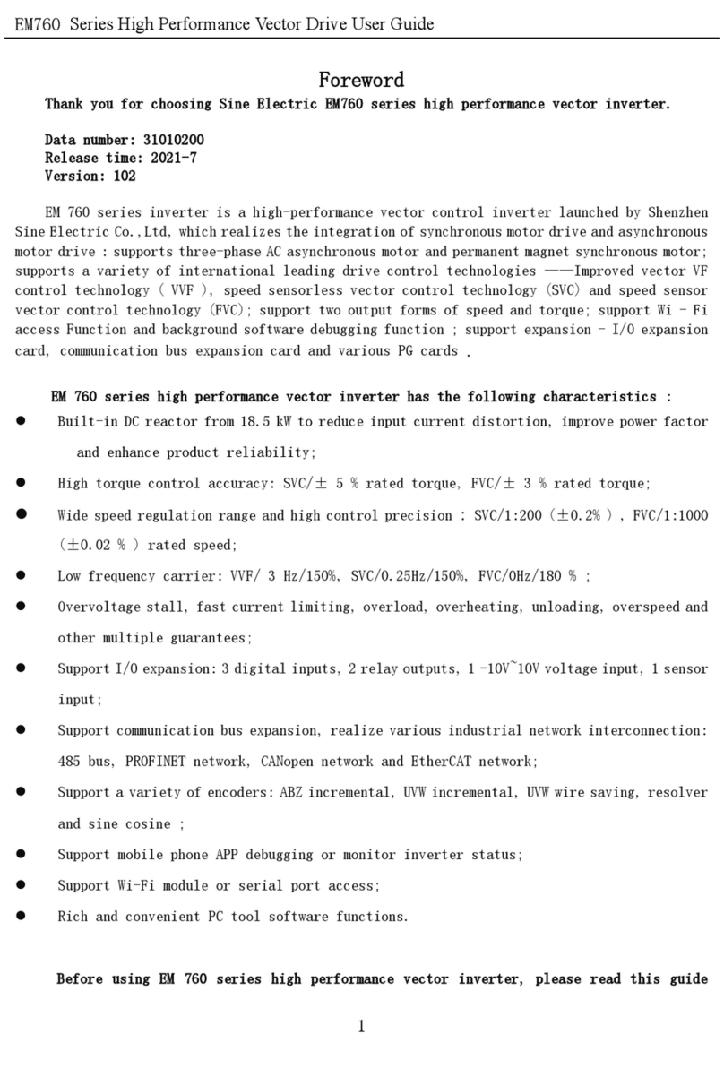 Sinee EM760 Series user guide
