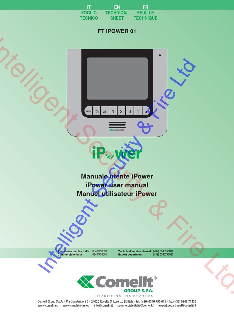 Comelit FT IPOWER 01 Instruction Manual