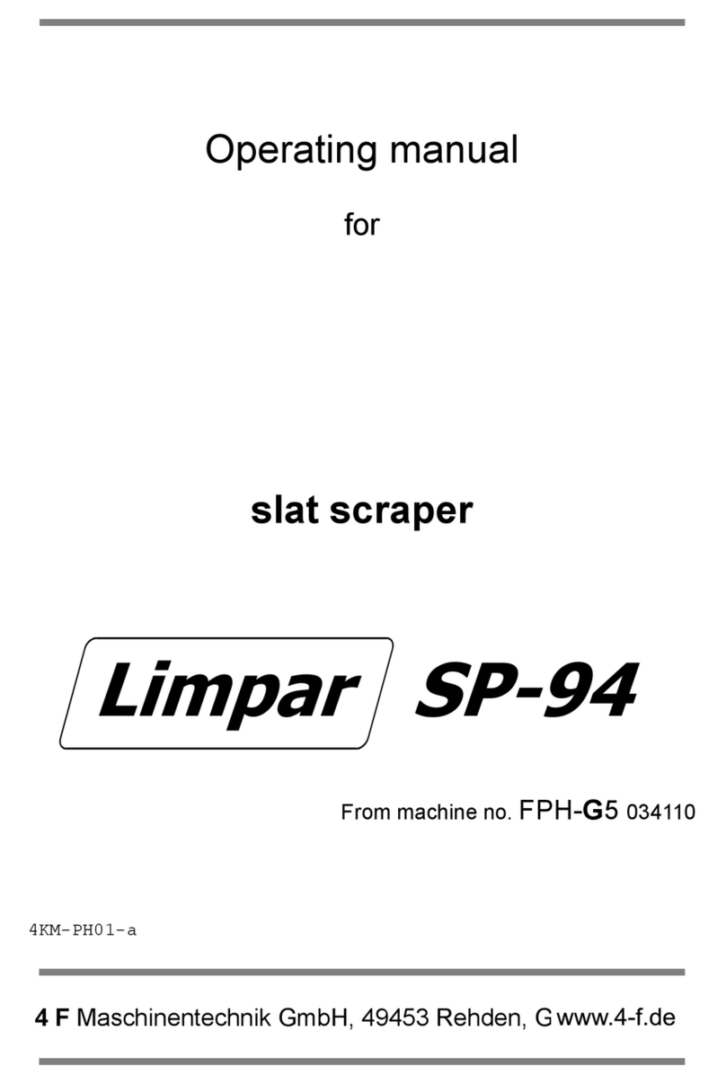 4F Maschinentechnik Limpar SP-94 operating manual 4F Maschinentechnik Limpar SP-94 operating manual