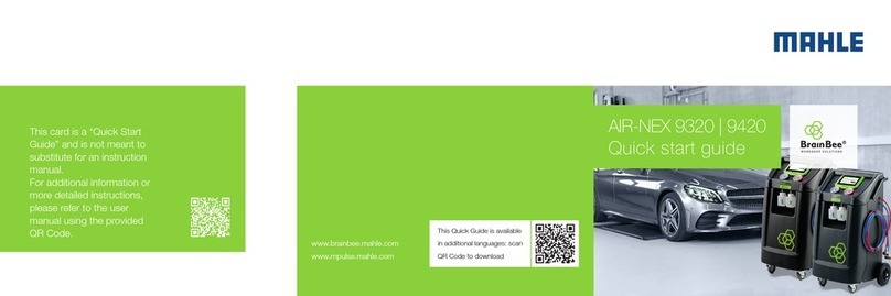 MAHLE BrainBee AIR-NEX 9320 User manual