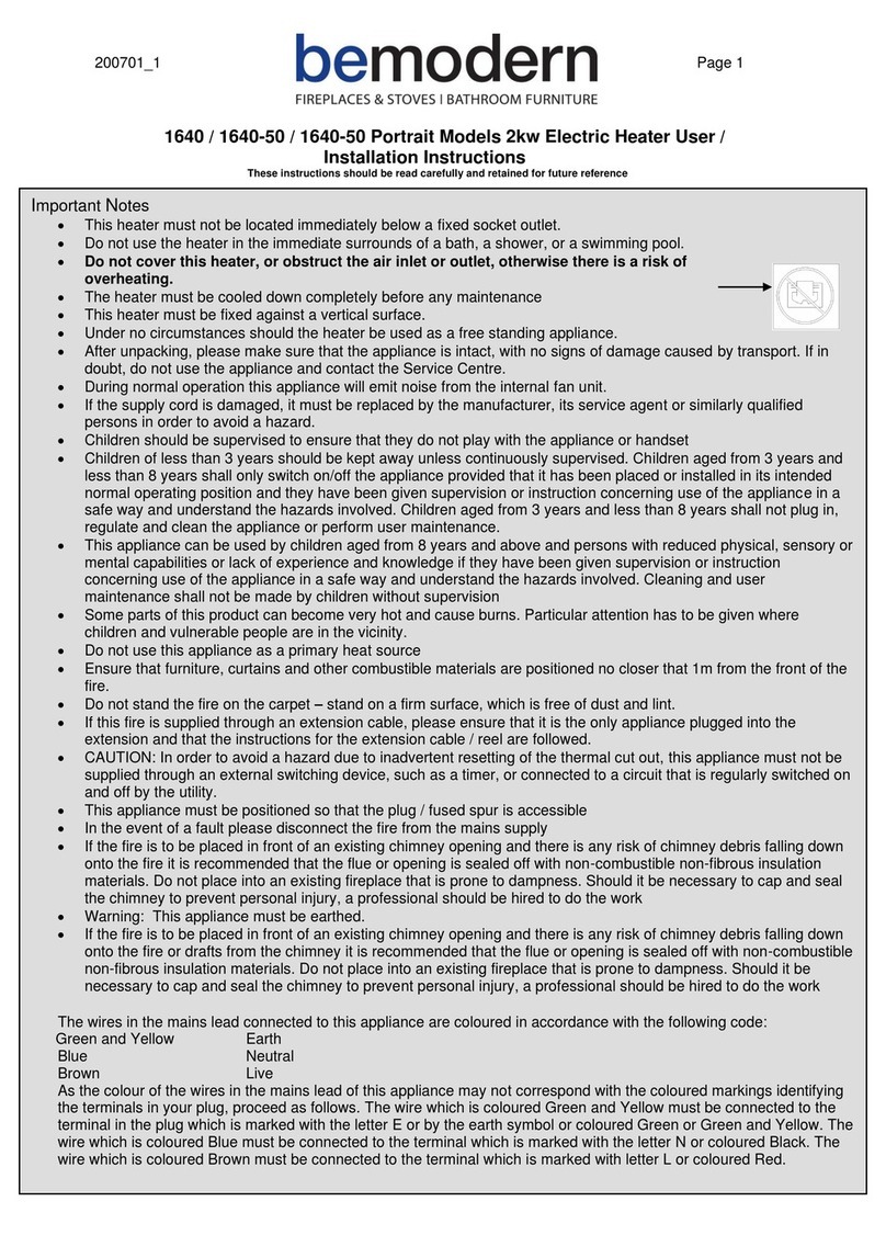 bemodern 1640 User manual