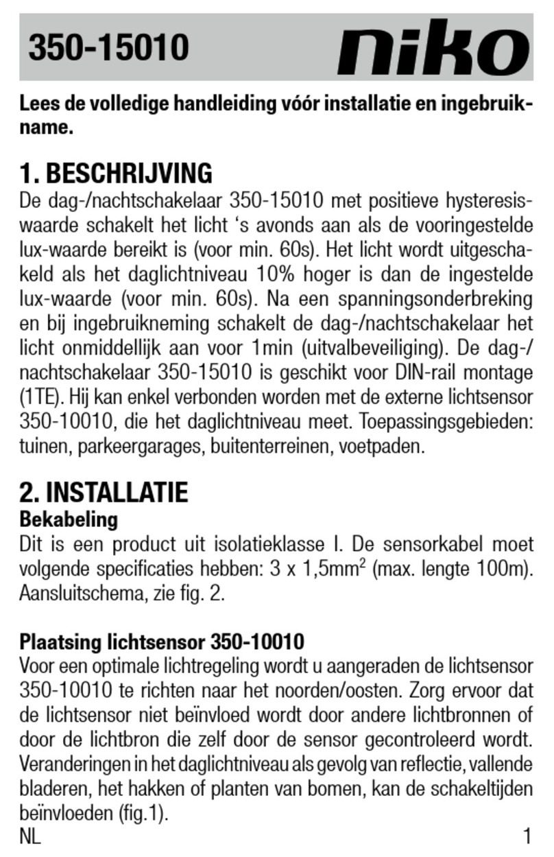 Niko 350-15010 manual