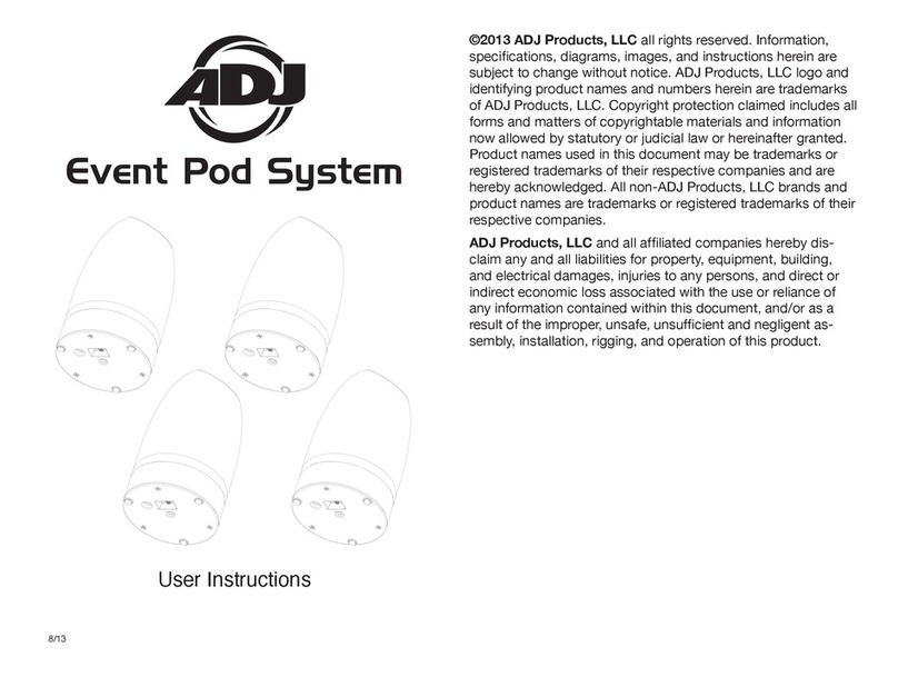 ADJ Event Pod System User manual ADJ Event Pod System User manual