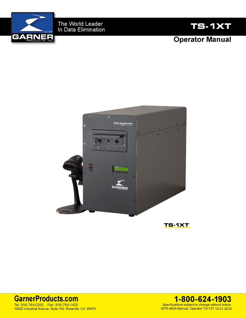 Garner TS-1XT User manual