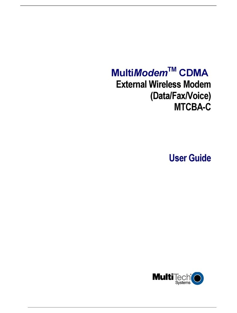 Multitech MultiModem MTCBA-C User manual