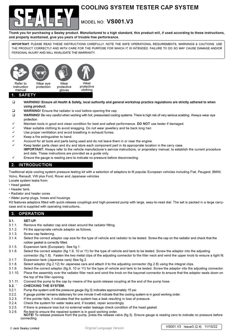 Sealey VS001.V3 User manual