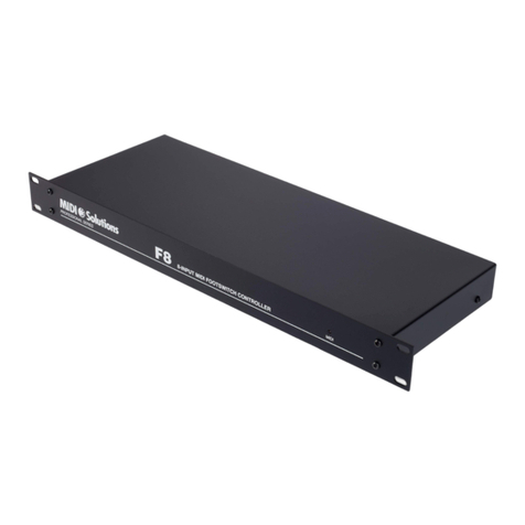 Midi Solutions F8 operating instructions