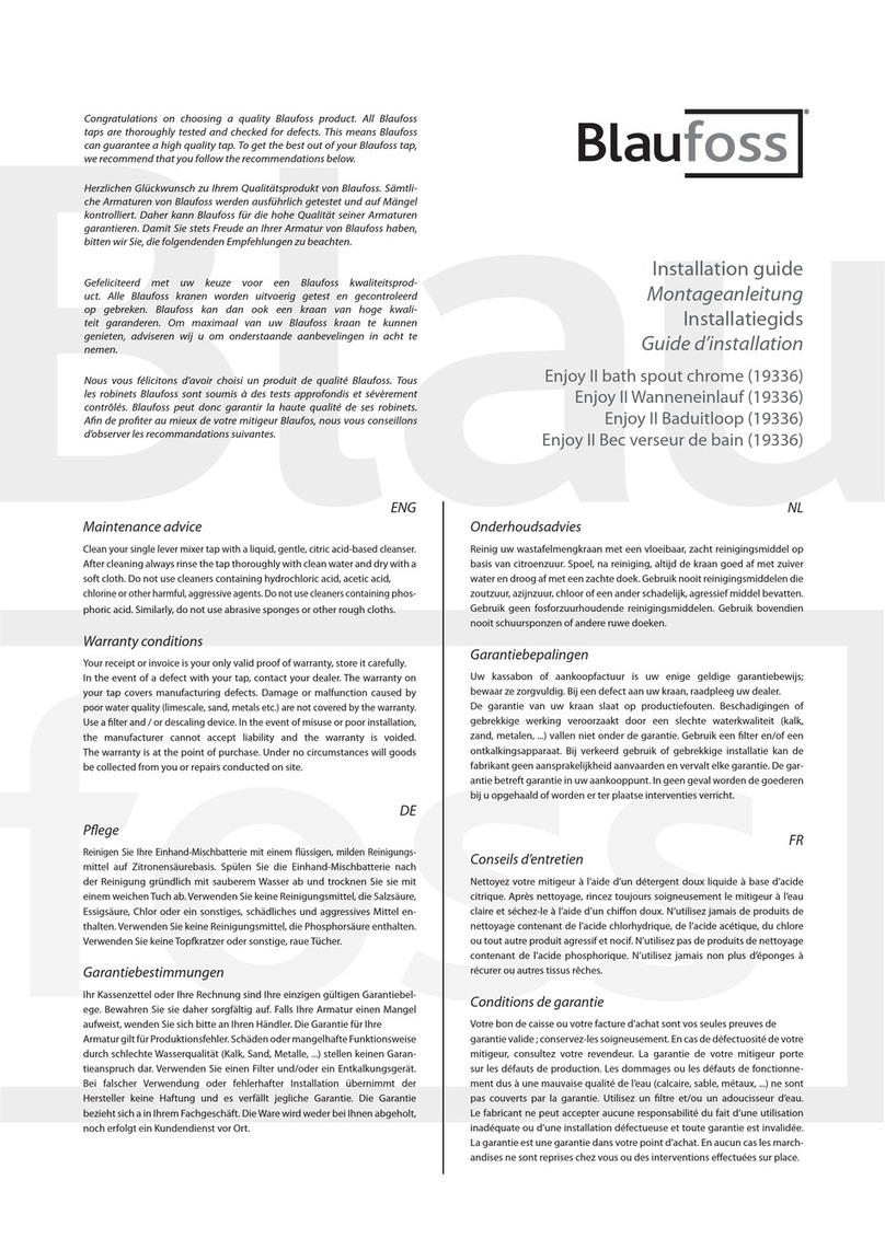 Blaufoss Enjoy II 19336 User manual