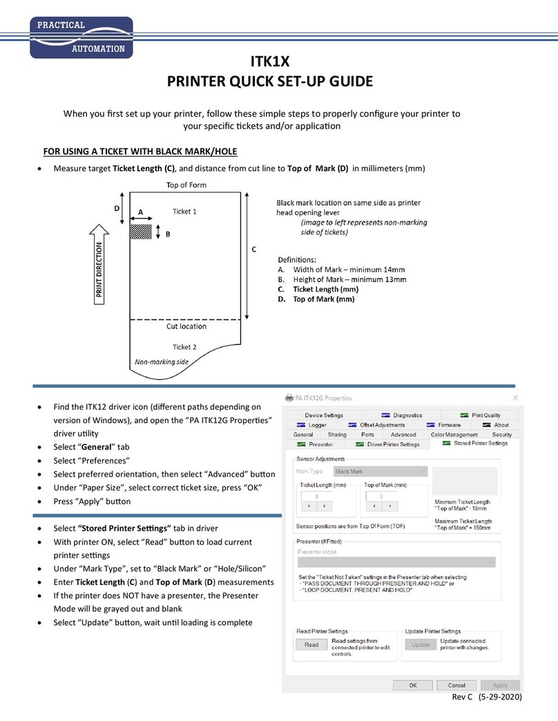 Practical Automation ITK1X User manual