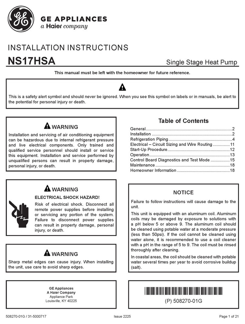 Haier GE NS17HSA User manual Haier GE NS17HSA User manual