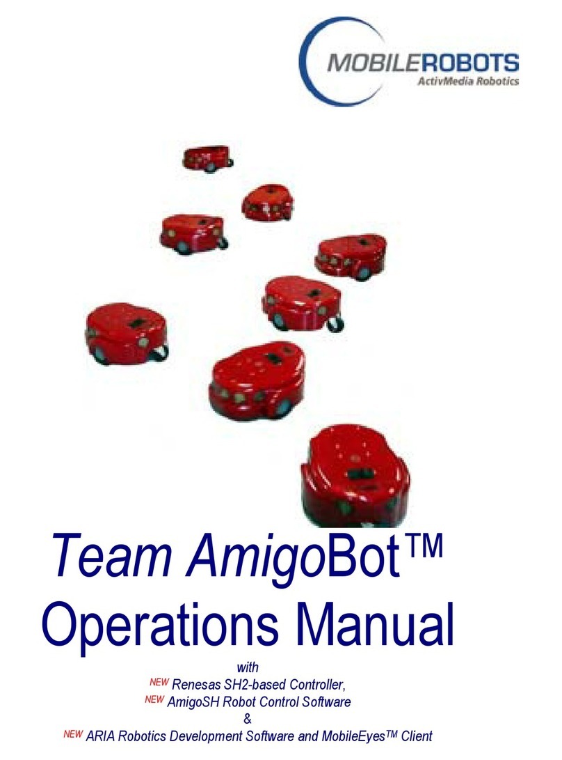 ActivMedia Robotics MOBILEROBOTS Team AmigoBot-SH User manual