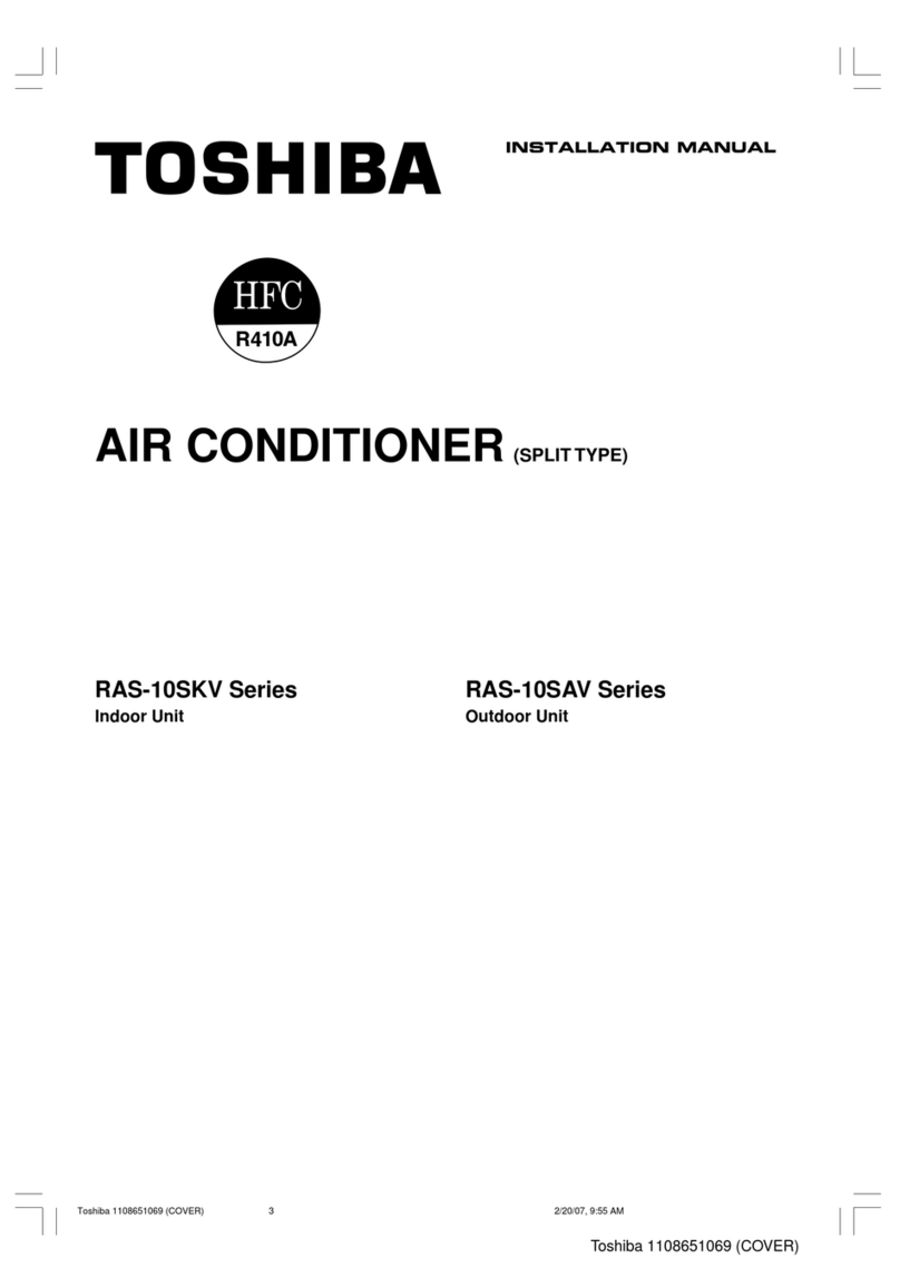 Toshiba RAS-10 SAV Series User manual