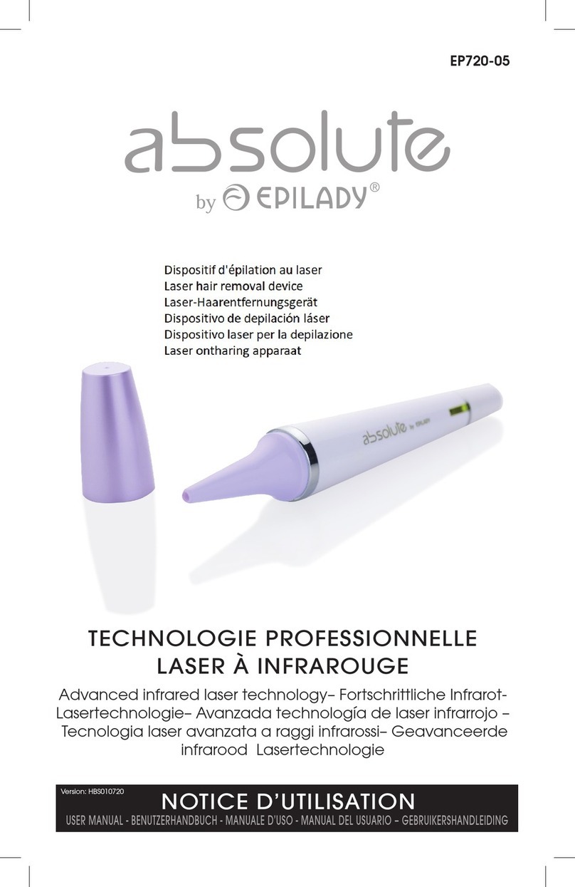 Epilady absolute EP720-05 manual