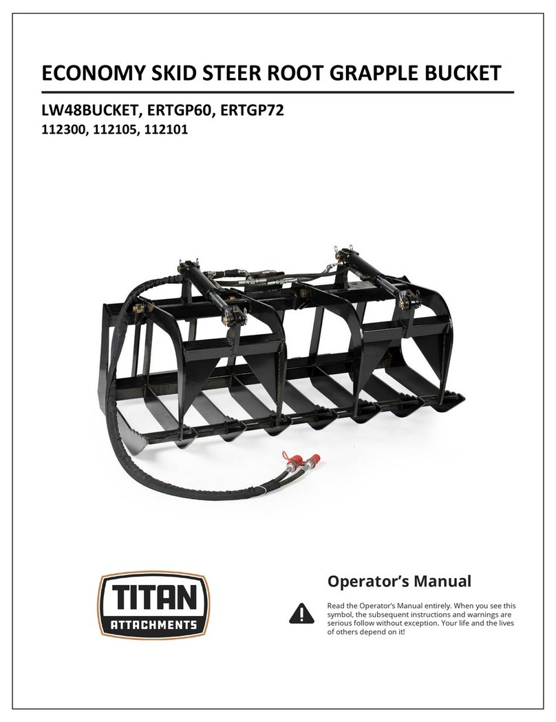 Titan Attachments LW48BUCKET User manual