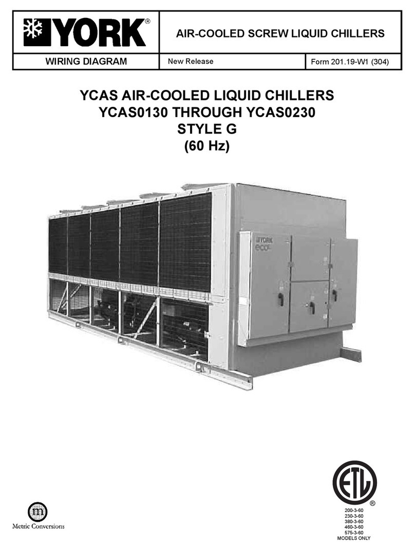 York Millennium YCAS0130EC manual