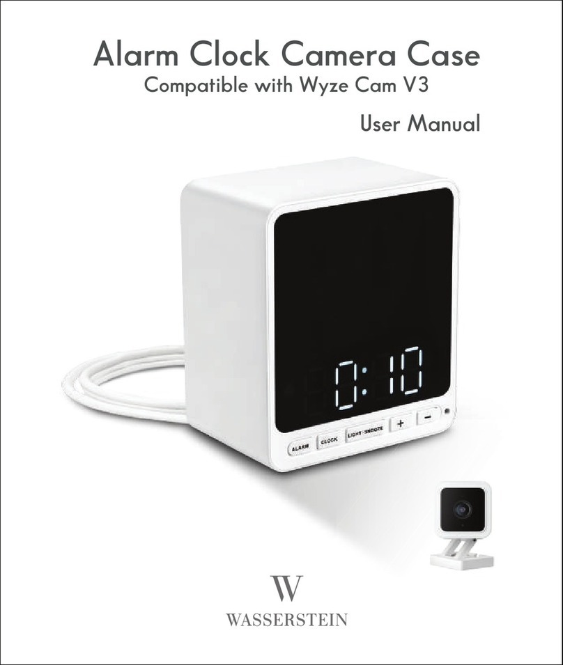 Wasserstein Alarm Clock Camera Case user manual