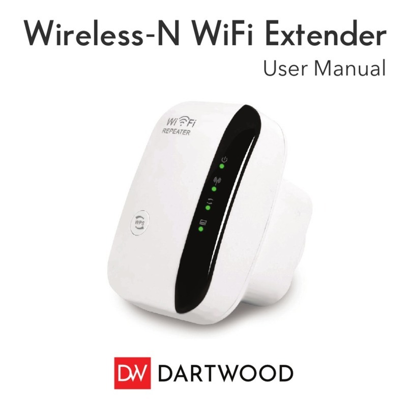 DARTWOOD Wireless-N WiFi Extender user manual