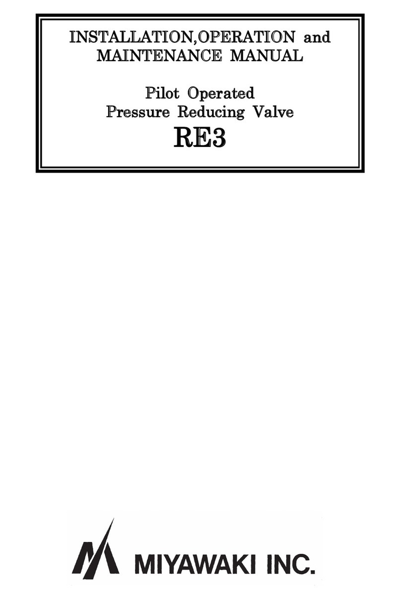 MIYAWAKI RE3 Installation, operation & maintenance manual MIYAWAKI RE3 Installation, operation & maintenance manual