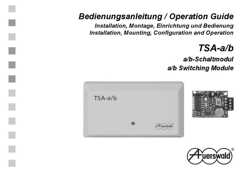 Auerswald TSA-a/b Operation guide