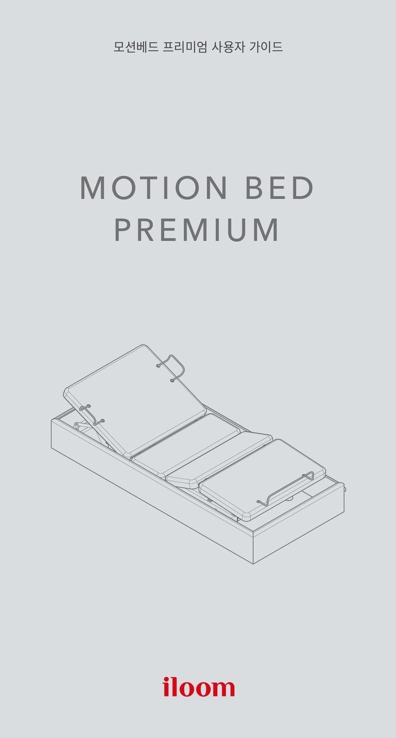 iloom MOTION BED PREMIUM manual