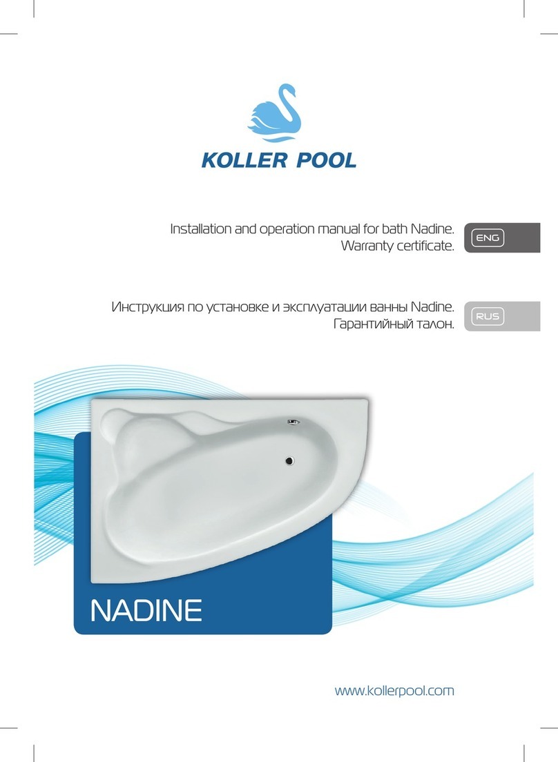 KOLLER POOL Nadine Installation and operation manual