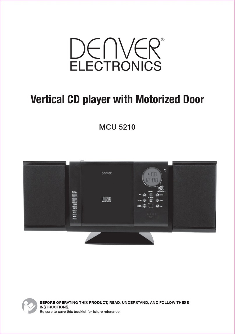 Denver MCU 5210 manual