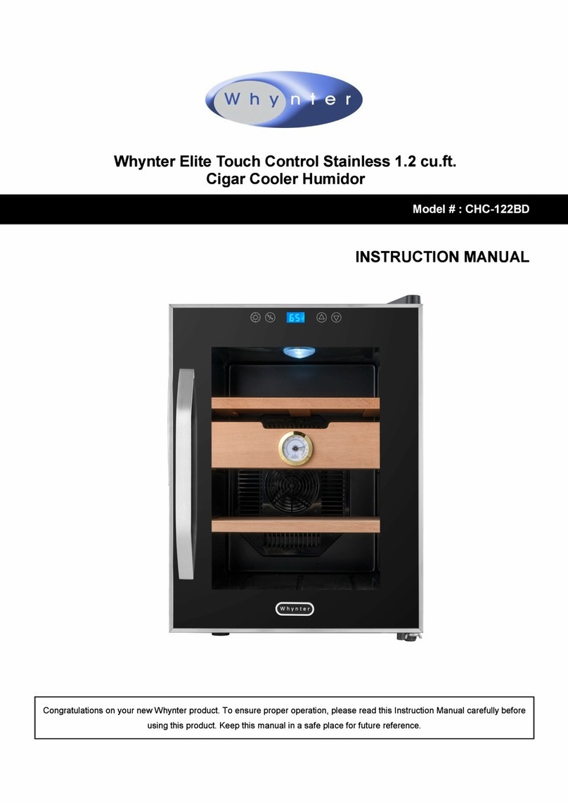 Whynter CHC-1228D instruction manual