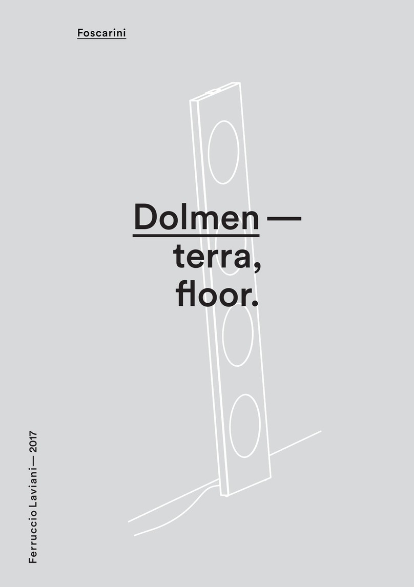 FOSCARINI Dolmen terra manual