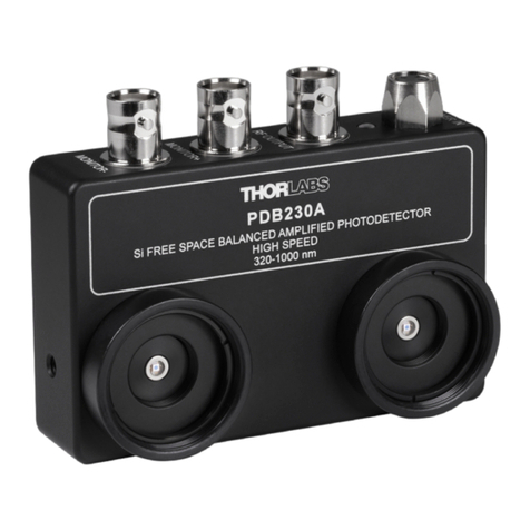 THORLABS PDB210A User manual