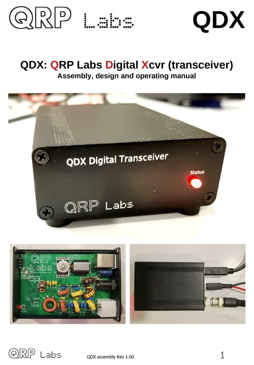 QRP Labs QDX User instructions