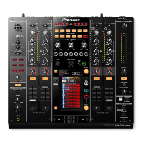 Pioneer DJM-2000 Use and care manual