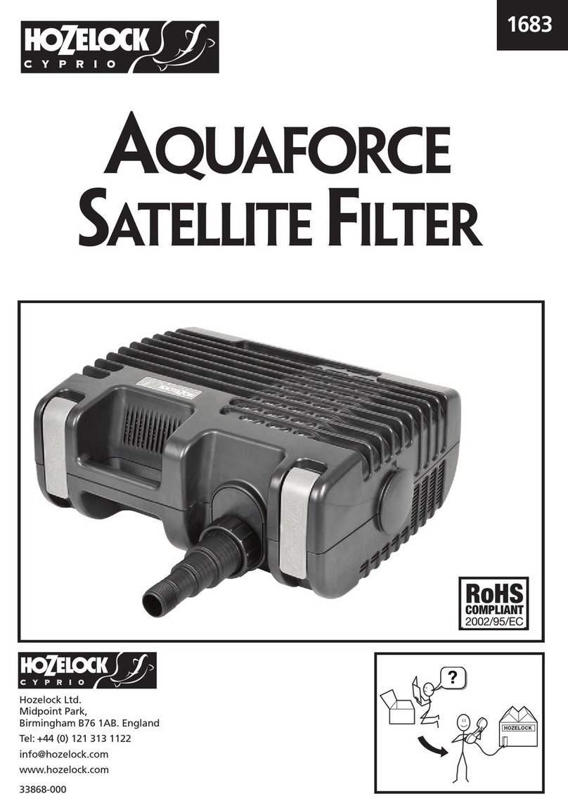 Hozelock Aquaforce 1683 quick start guide