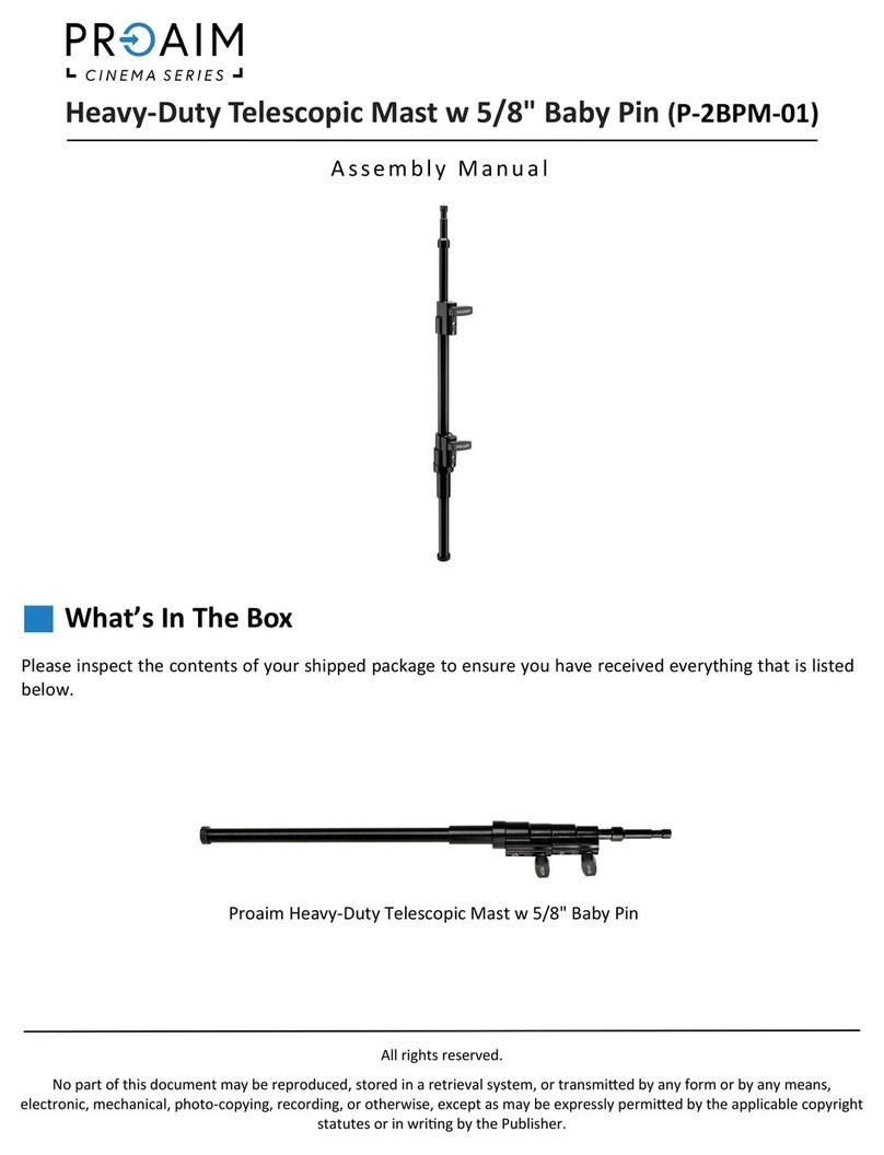 PROAIM CINEMA P-2BPM-01 User manual