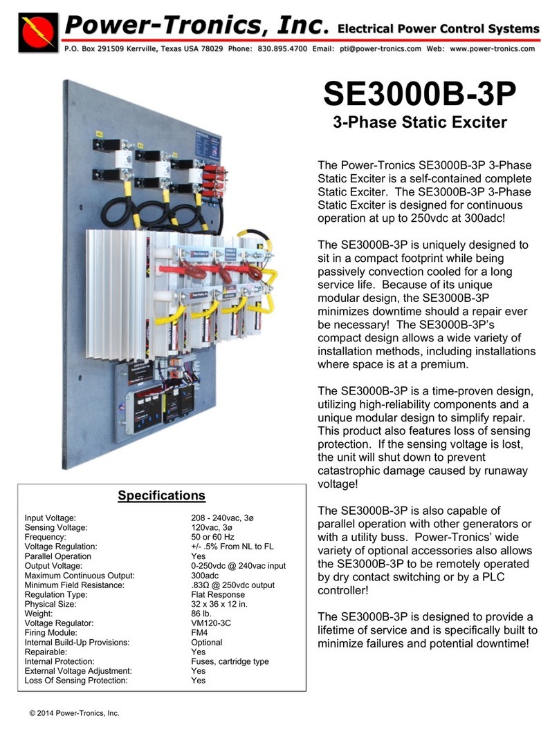 Power-Tronics SE3000B-3P manual Power-Tronics SE3000B-3P manual