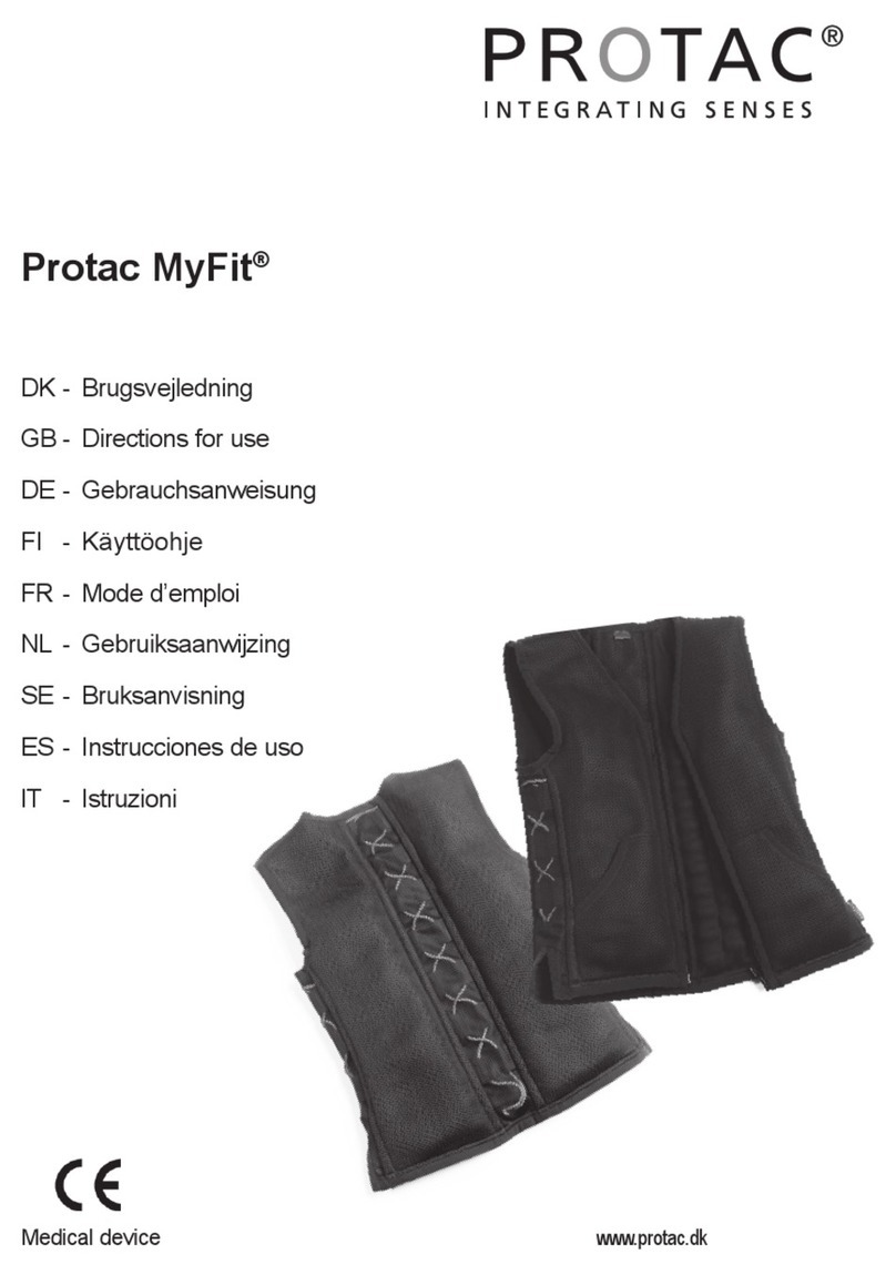 Protac MyFit Directions for use