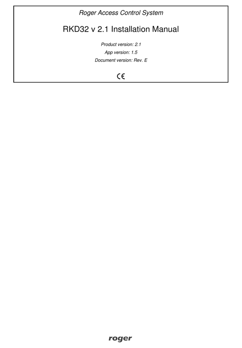 Roger RKD32 User manual