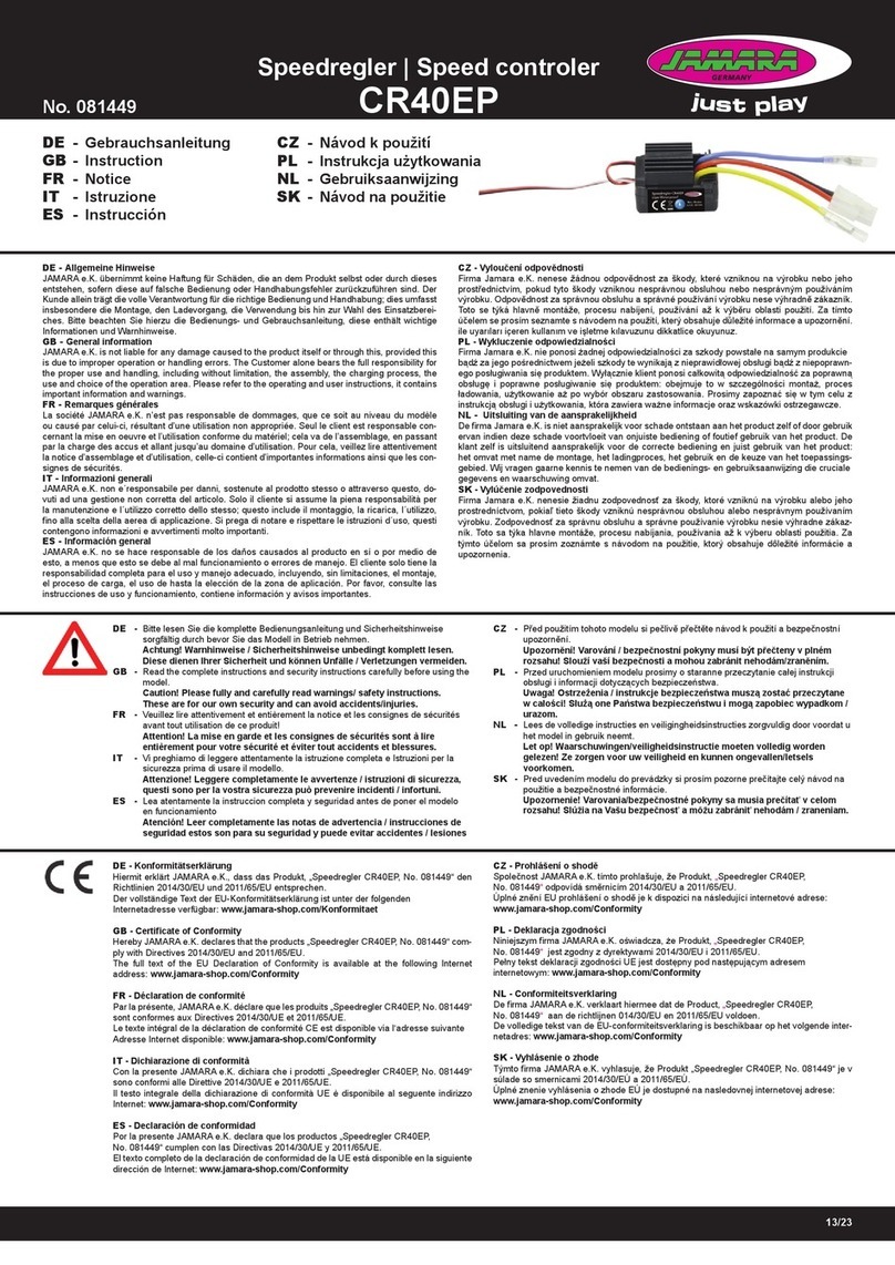 Jamara CR40EP User manual