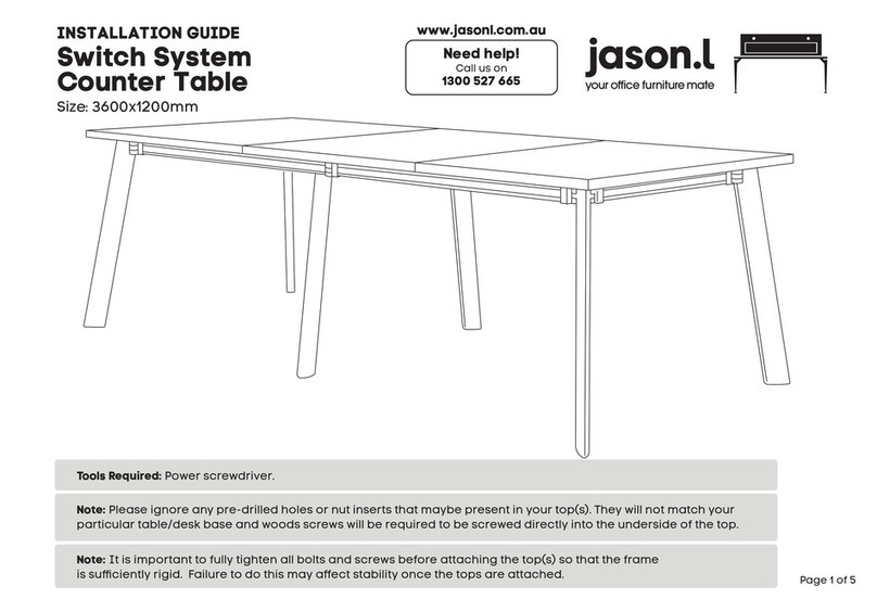 Jason.L Switch System Counter Table User manual