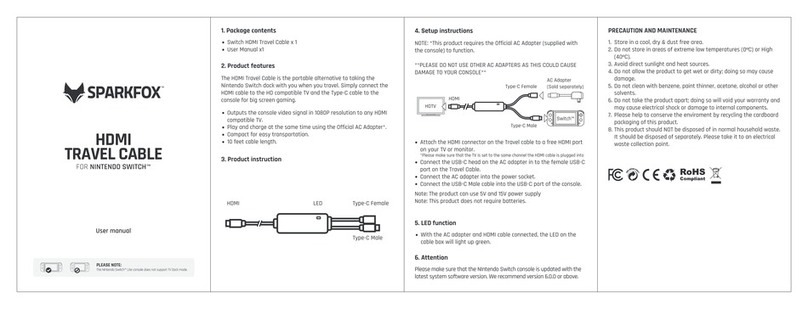 SPARKFOX W20S102 user manual