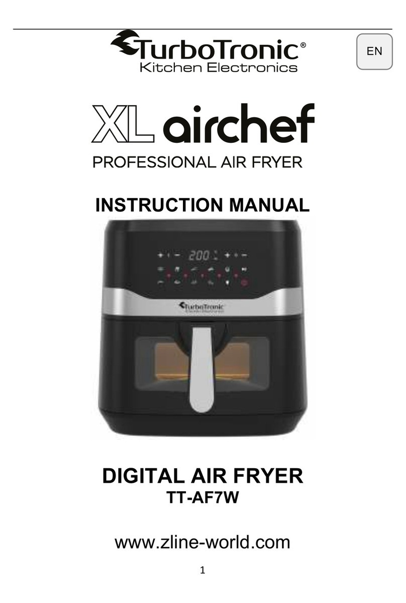 TurboTronic XL airchef TT-AF7W User manual TurboTronic XL airchef TT-AF7W User manual