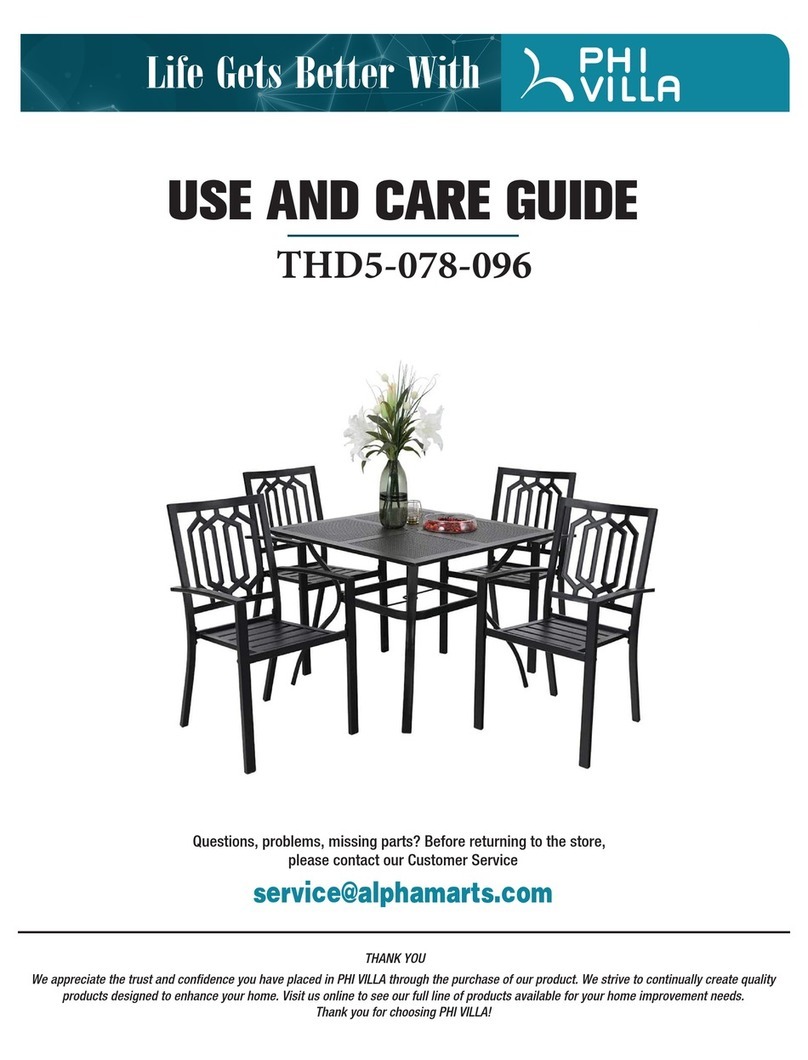 PHI VILLA THD5-078-096 User manual