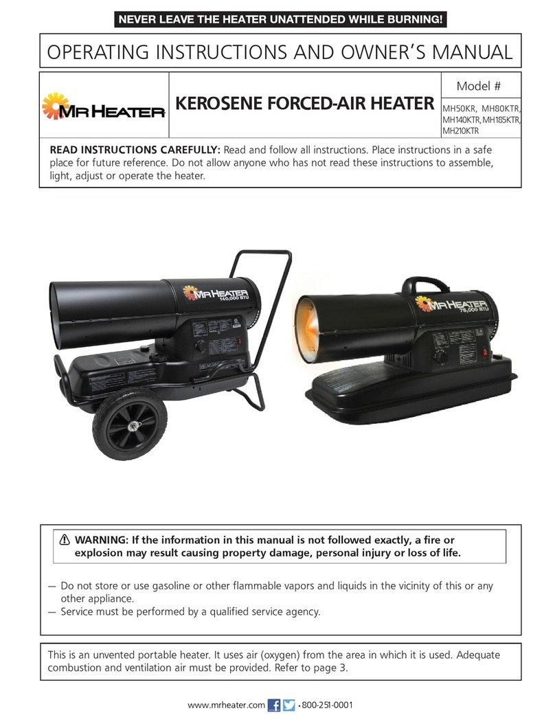 MrHeater MH80KTR Operating instructions and owner's manual