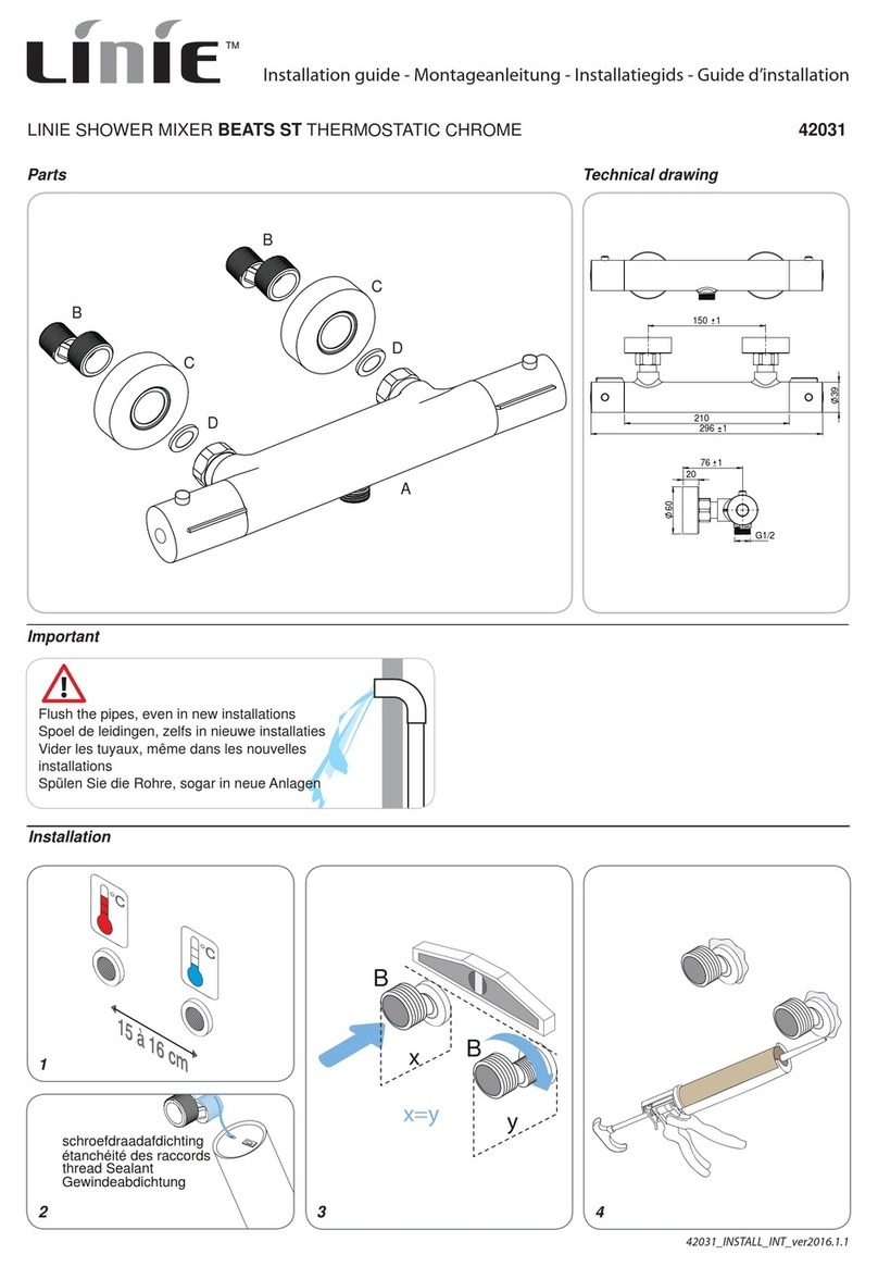 Linie BEATS ST 42031 installation guide Linie BEATS ST 42031 installation guide