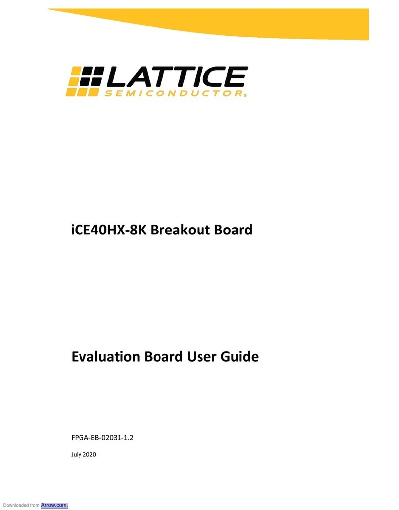 Lattice Semiconductor iCE40HX-8K User manual