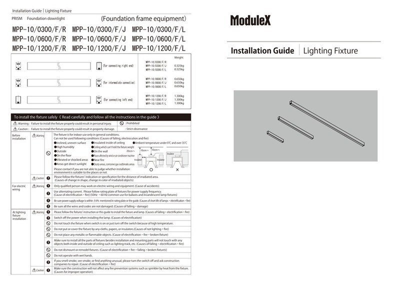 Modulex MPP-10/0300/F/R User manual