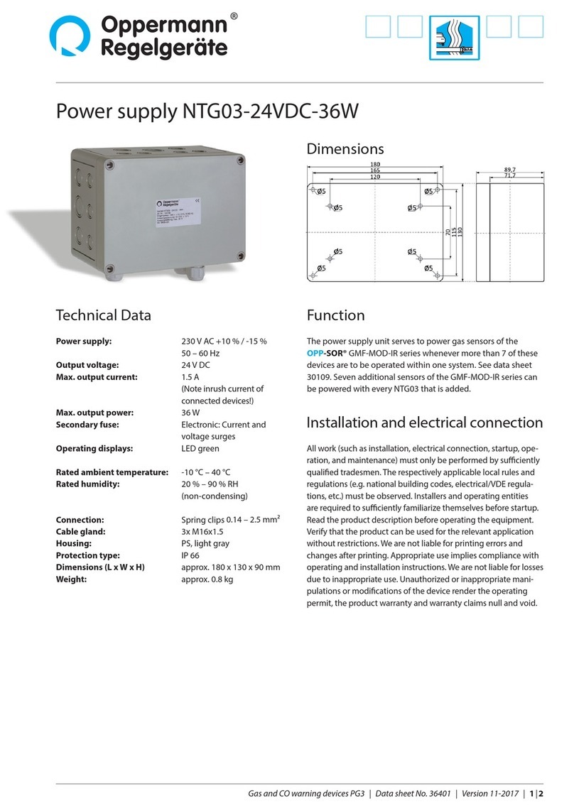 Oppermann Regelgeräte NTG03-24VDC-36W manual